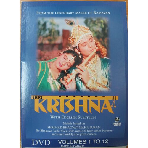 Shri Krishna - 12 Set - Bollywood - Dvd Avec Sous-Titres Anglais