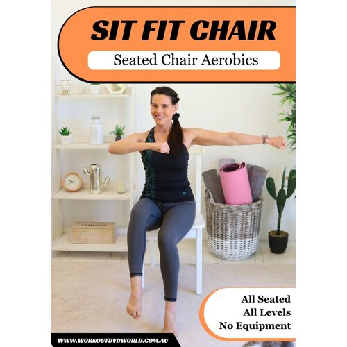 30 Min Seated Chair Aerobics Workout - Dvd Aérobic Assis Pour Débutants Et Seniors