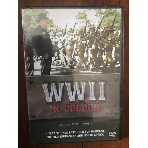 World War Two In Colour - Hitler Strikes East / Mediterranean - Dvd