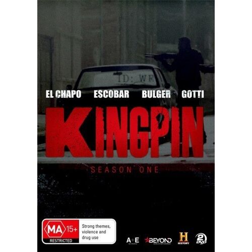 Kingpin Season 1 El Chapo, Escobar, Bulger, Gotti Dvd