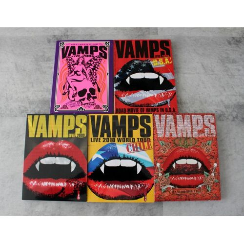 Coffret 5 Dvd Vamps (Hyde, L'arc-En-Ciel) Japan Live Usa Chi (2008) - Édition Limitée