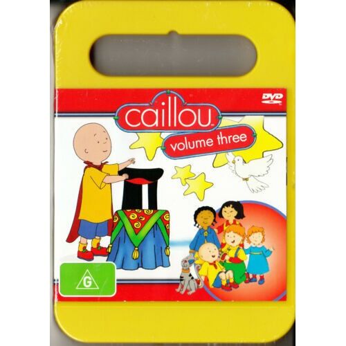 Caillou Volume Three 3 Australian Release - Kids Series Dvd