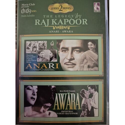The Legacy By Raj Kapoor - Film Bollywood Indien Awara & Anari Awra Dvd (1951)
