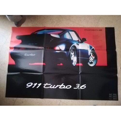 Poster Porsche 911 Turbo 3.6