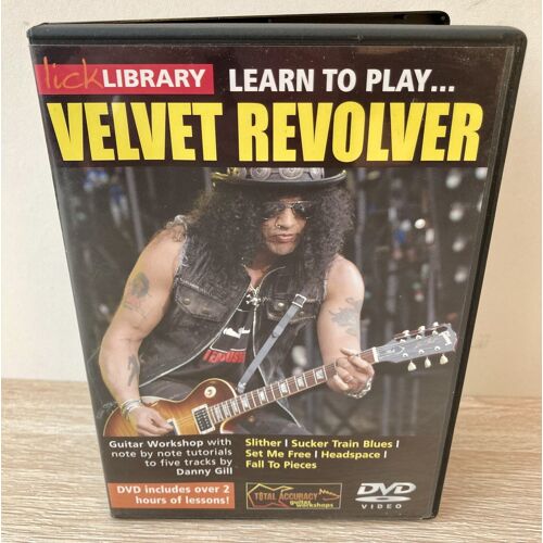 Dvd Quick Licks Library - Guitar Tuition Lesson Velvet Recorder