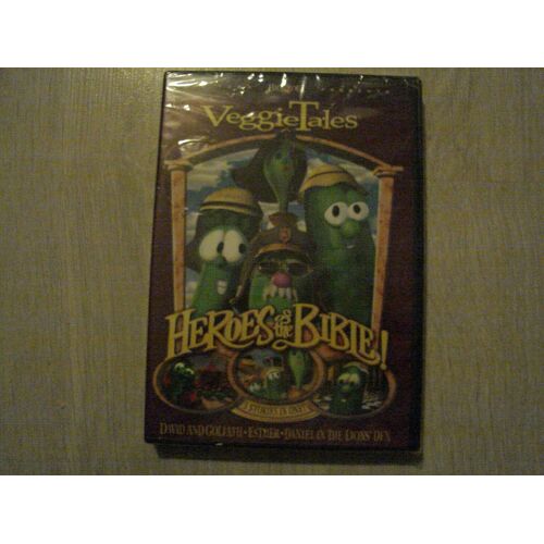 The Veggie Tales Heroes Of The Bible - Dvd (Très Rare)