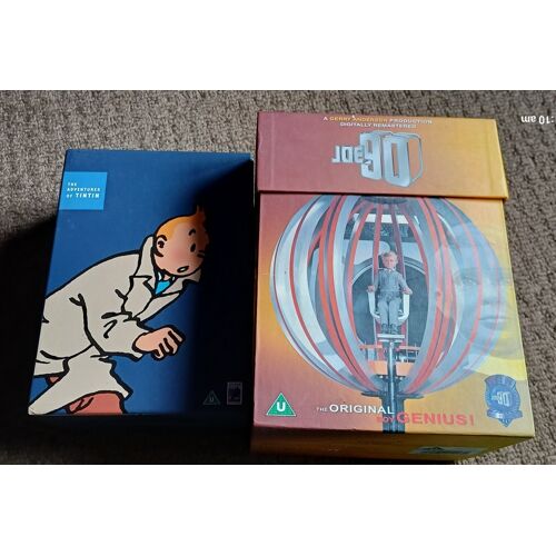 Joe 90 Video Boxset & The Adventures Of Tintin Boxset - Retro Dvd