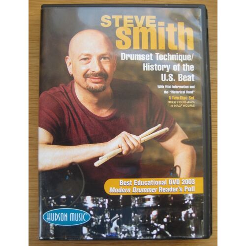 Steve Smith Drumset Technique, History Of The Us Beat, Vg Two-Disc Set Dvd
