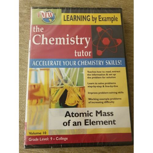 Dvd The Chemistry Tutor - Atomic Mass Of An Element Volume 10