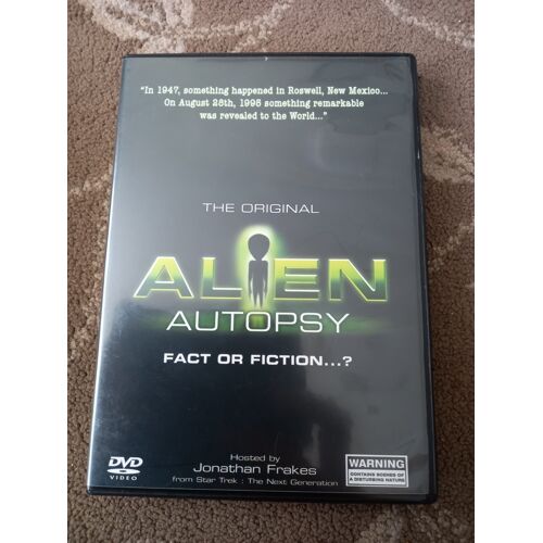 Alien Autopsy Fact Or Fiction Roswell Dvd