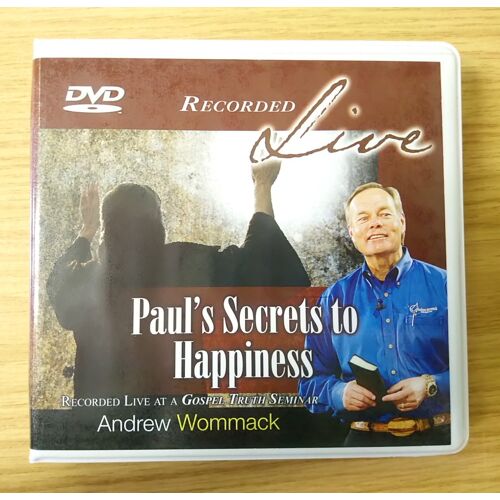 Andrew Wommack Paul's Secrets To Happiness - Dvd Enseignement Live