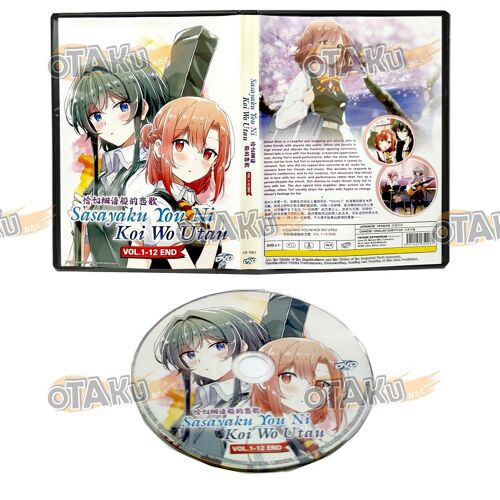 Sasayaku You Ni Koi Wo Utau - Anime Tv Series (1-12 Eps) Dvd