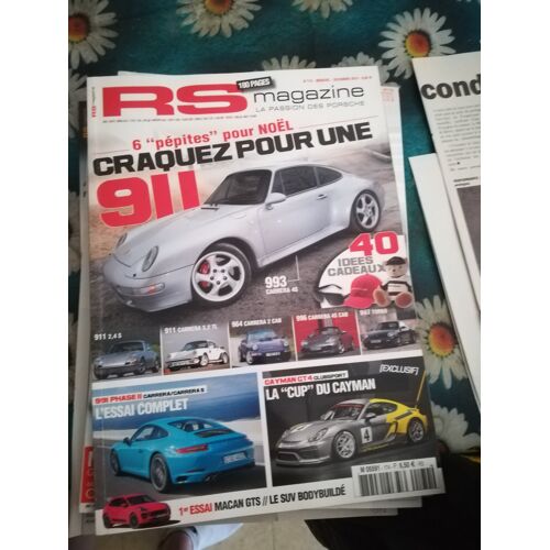 Rs Magazine 174 De 2015 991 Carrera Phase 2,Macan Gts,911 2.4s,911 Carrera 3.2 Turbo Look,964 Carrera 2 Cab,993 Carrera 4s,996 Carrera 4s Cab,997 Turbo,911 Sc Sportomatic,