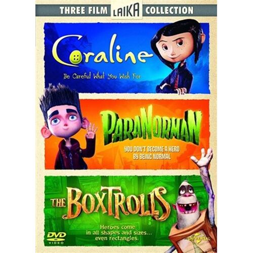 Coraline, Paranorman & The Boxtrolls - Coffret Dvd