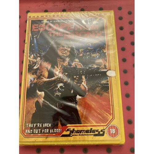 Dvd Escape From The Bronx - Shameless Edition 18 (Suite De Bronx Warriors)