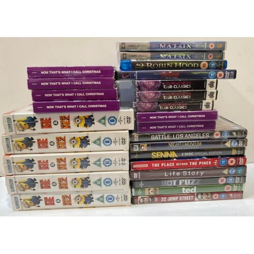 Lot De 26 Films & Cd Musique Variés - Dvd