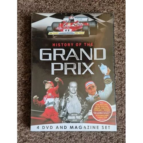 History Of The Grand Prix - Ferrari Senna - Coffret 4 Dvd + Magazine (Région 2)
