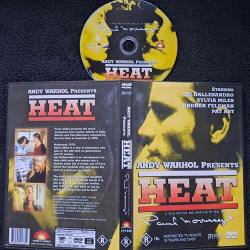 Andy Warhol Presents Heat - Dvd Rare