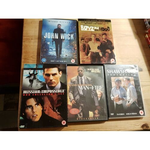 Lot De 5 Dvd D'action