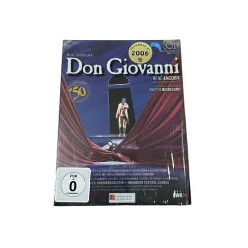 Dvd : Mozart Don Giovanni - Jacobs, Boussard (Live Stage Opera)