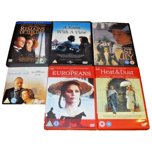 Merchant Ivory Collection 6 Dvds (A Room With A View, Feast Of July Etc)