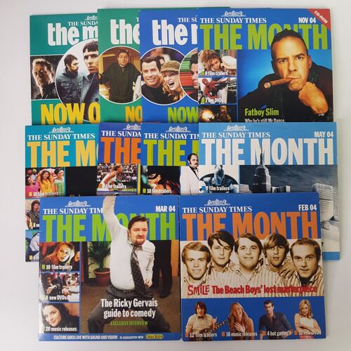 Vintage Sunday Times The Month Cd-Rom 10 Pack Bundle Février-Novembre Dvd (2004)