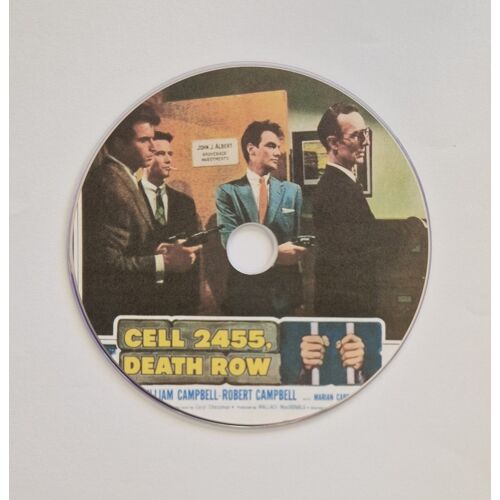 Cell 2455 Death Row Public Domain Film William Campbell, Vince Edwards Dvd (1955)