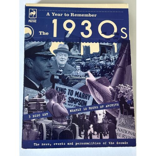 Pathe Archive: A Year To Remember - The 1930s (3 Dvd Set)