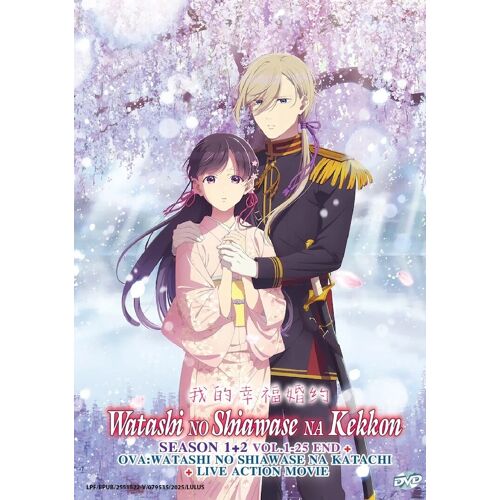 Anime Watashi No Shiawase Na Kekkon Saisons 1+2 (Vol.1-25end)+Ova+Live Action Dvd