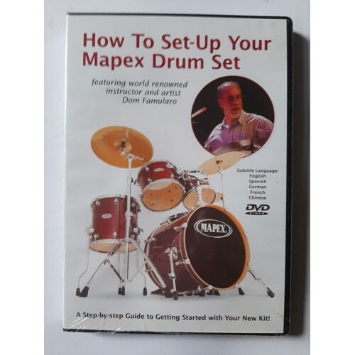 Dvd How To Set-Up Your Mapex Drum Set - Dom Famularo (2005)