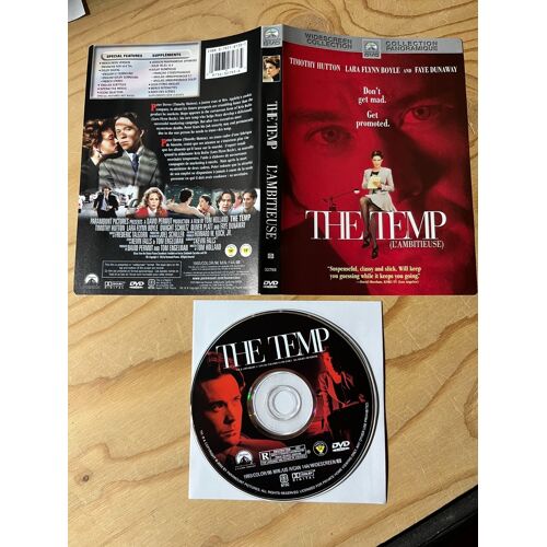 The Temp (1993) - Timothy Hutton, Lara Flynn Boyle - Dvd (Disque & Étiquette Uniquement)