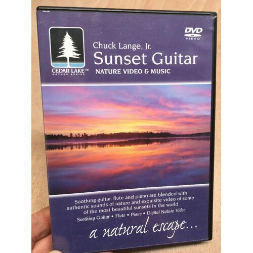 Sunset Guitar: Nature Video & Music - Chuck Lange Jr (Uk) Cedar - Dvd