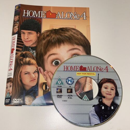 Dvd Home Alone 4 (2004) - Comédie Avec French Stewart (Disque Et Jaquette Uniquement)