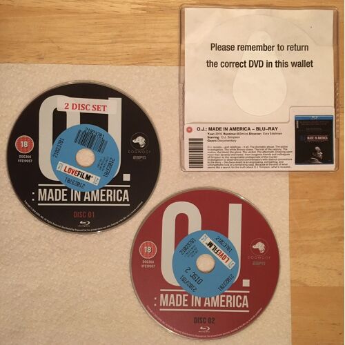 Oj Simpson Double Espn Series O.J. Made In America Dvd