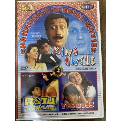 King Uncle, Raju Ban Gaya Gentleman, Yes Boss - Shah Rukh Khan Special - Dvd