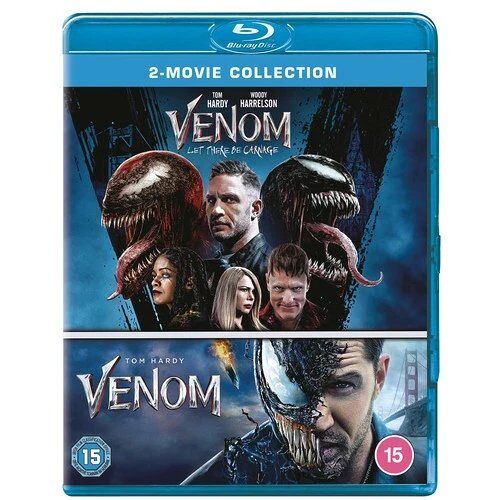 Venom 1&2: (2018) & Let There Be Carnage [Blu-Ray] [2021]