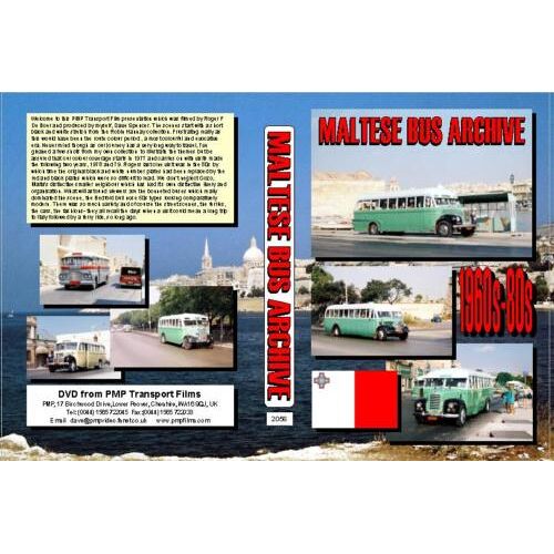 Pmpdvd2056 Malta Buses 1960s-80s By Roger F De Boer - Dvd