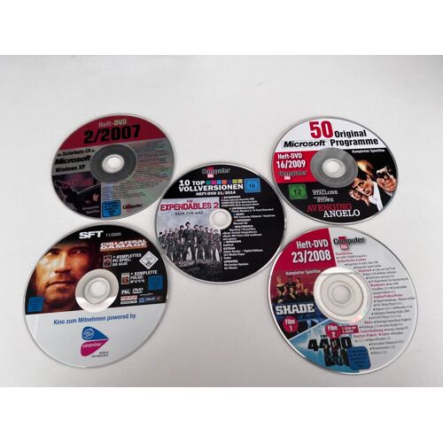 5 Dvd Sylvester Stallone & Arnold Schwarzenegger Sammlung (Sans Jaquette)