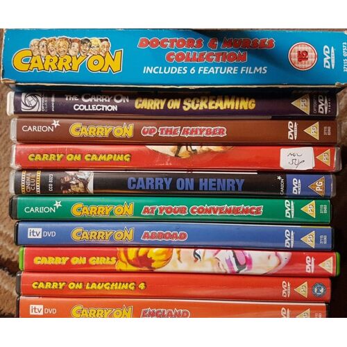 Lot De 15 Films Carry On - Dvd Comédie Britannique
