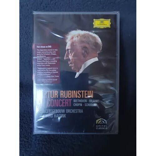 Artur Rubinstein: In Concert (2008) Dvd - Beethoven, Brahms, Chopin, Schubert
