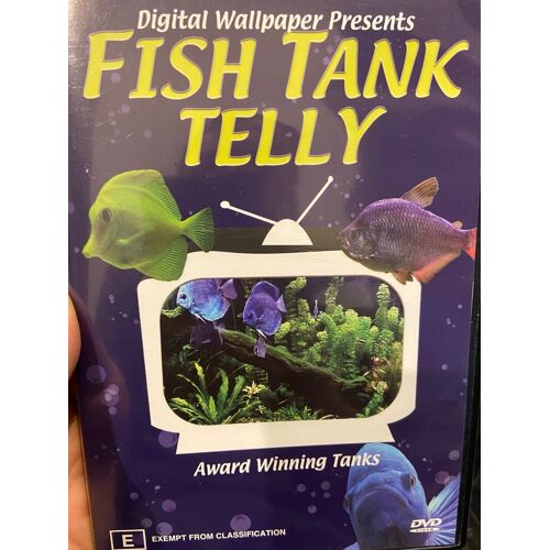 Fish Tank Telly (Aquarium Tv Background / Digital Wallpaper) Dvd
