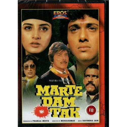 Dvd Maarte Dam Tak - Eros Bollywood - Raj Kumar, Govinda, Farha