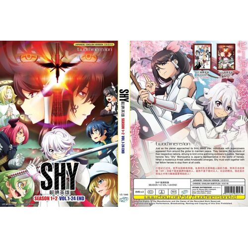 Shy - Saisons 1 & 2 (Épisodes 1-24) - Anime Dvd (Doublé En Anglais) - Toutes Régions