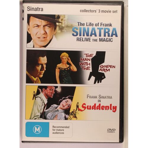 Dvd The Life Of Frank Sinatra / The Man With The Golden Arm / Suddenly (2013)