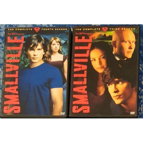 2 X Smallville Saisons 3 & 4 - Coffrets Dvd Neufs
