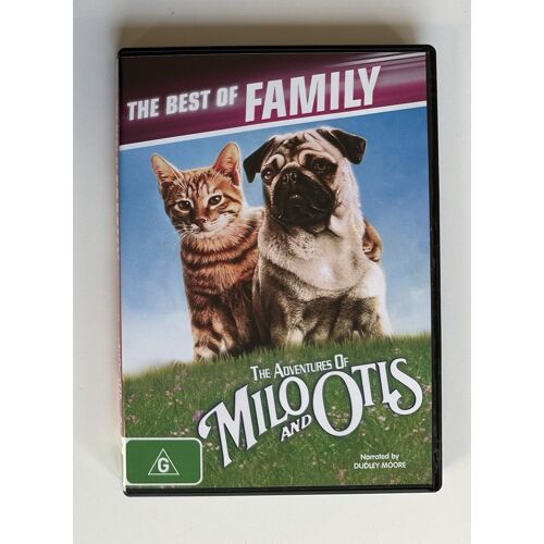 The Adventures Of Milo And Otis - Film Avec Un Pug Et Un Chat Dvd
