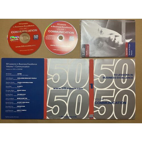 50 Lessons Business Excellence + Cd + Lesson Cards Vol 1 Communication - Dvd