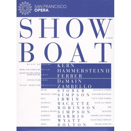 Dvd San Francisco Opera - Show Boat (2 Disques)