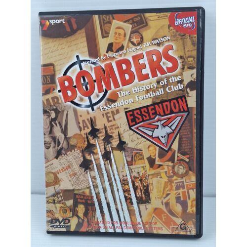 Bombers The History Of The Essendon Football Club Dvd - Oz Seller