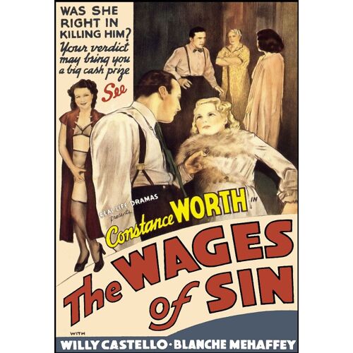 The Wages Of Sin - Constance Worth, Dir. Webber - Dvd (1938)